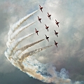 202_Fairford RIAT_Red Arrows na British Aerospace Hawk T1